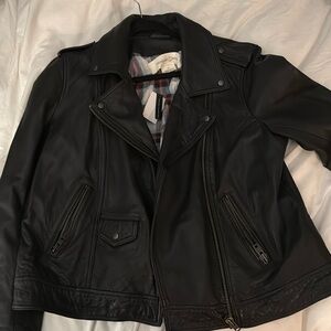 NWT Treasure & Bond Leather Jacket